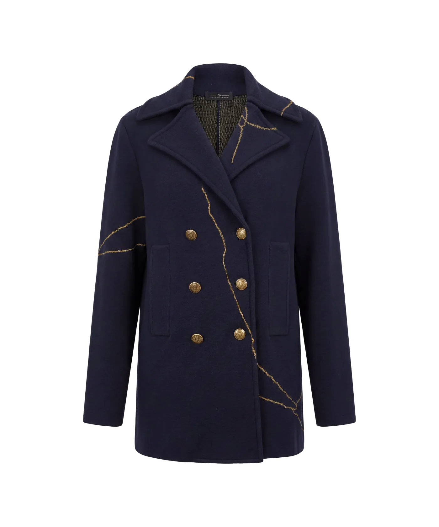 Double-Breasted Peacoat, Navy