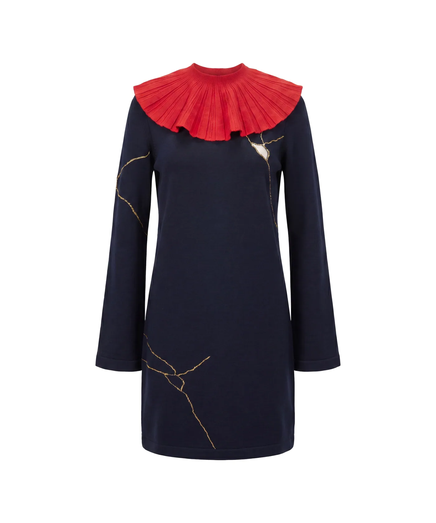 Ruffle Collar Dress